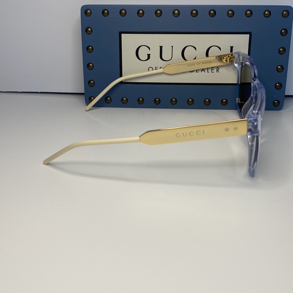 New - GUCCI Gold Square Unisex Sunglasses
GG0976S 004 56 - Picture 7 of 15